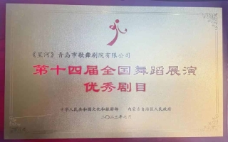 2023年7月當(dāng)代舞劇《星河》獲第十四屆全國(guó)舞蹈展演優(yōu)秀劇目